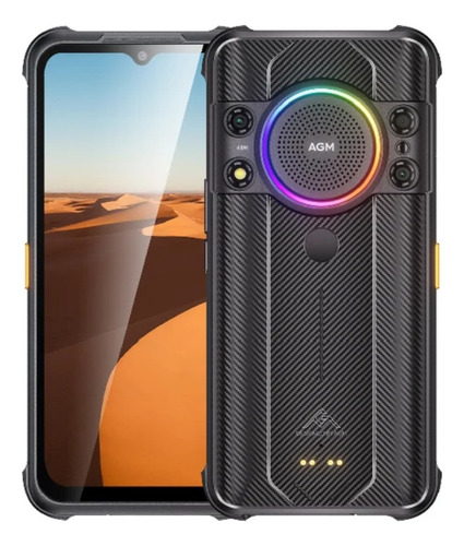 Display 6.56 Celular Robusto Agm H5 Pro 128 Gb Aprova D'água
