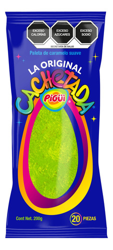 Cachetadas Paletas Dulces Pigui 20pz