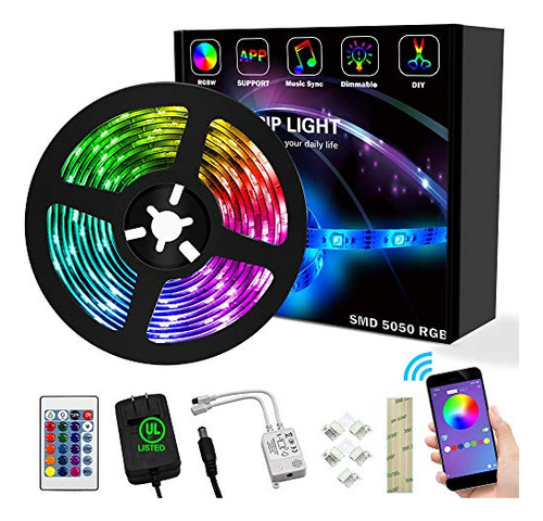 16 Tiras De Luces Led De 4 Pies Rgb 5050 Tiras De Led R...