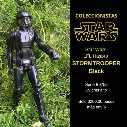 Figurita De Storm Trooper Black Lfl Hasbro