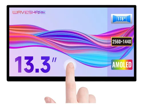 Pantalla Táctil Waveshare 2k Amoled De 13,3 Pulgadas, 2560 ×