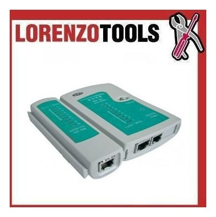 Imagen 2 de 5 de Crimpeadora Tester De Red Pela Cable Utp Ficha Rj45 Red Pc