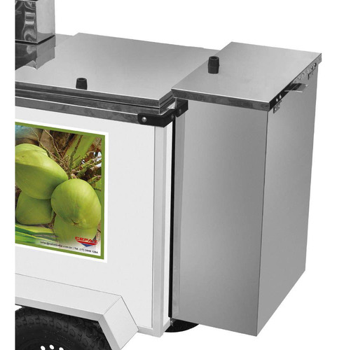 Carrinho De Água De Coco Cefaz Com Guarda Sol Bl22p/gs