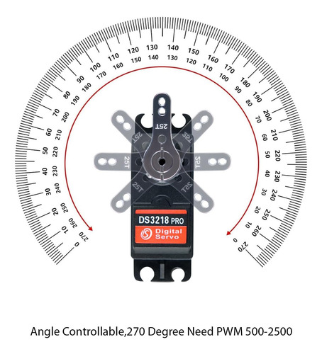 Rds3225 Servo Digital Rc De Doble Eje De 25 Kg - Ip66 Servo
