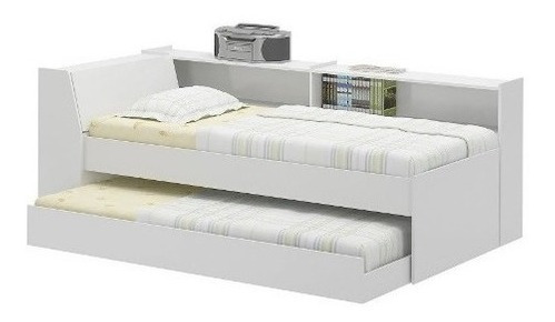 Conjunto De Cama Marinera Con Estanteria Baúl Varios Colores