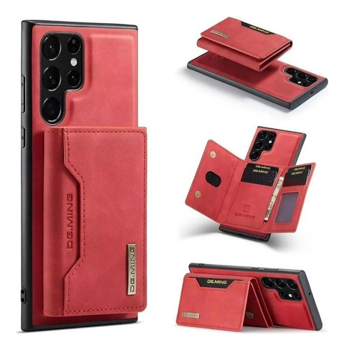 Para Funda De Teléfono Samsung Galaxy+funda De Tarjeta Magné