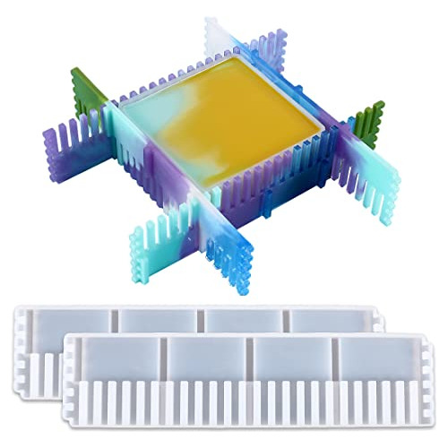 Moldes De Manualidades Resina Epoxi, 2 Piezas, Soporte ...