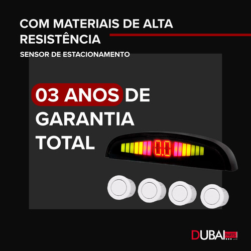 Sensor De Ré Estacionamento Branco Volkswagen Spacefox 2015
