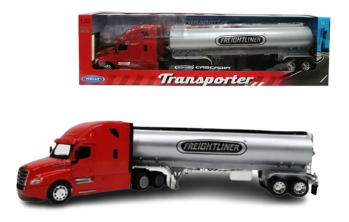 Pipa Combustible Cascadia Freightliner Welly Escala 1:32 