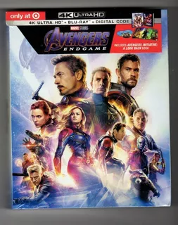 4k Ultra Hd + Blu-ray Avengers Endgame / Target Digipack