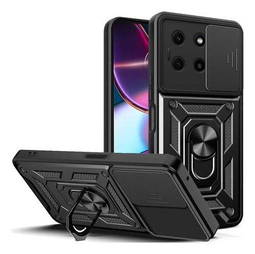 Case Honor X8b - Con Protector De Camara Y Aro