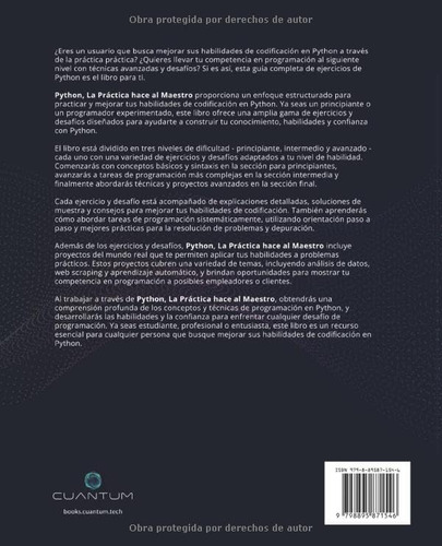 Python Conviertete En Maestro: 120 Ejercicios De Python Del