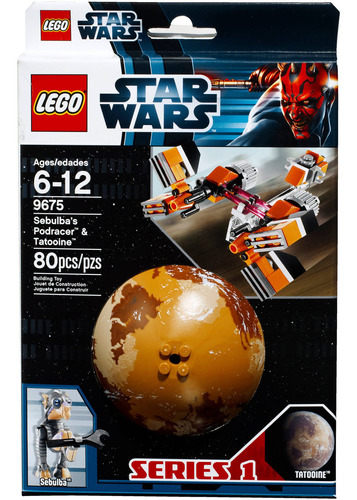 Lego Star Wars Sebulba's Podracer And Tatooine, 9675