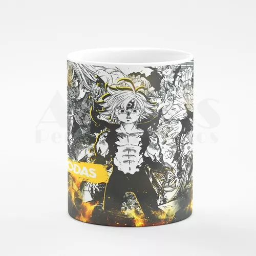 Caneca 7 Sete Pecados Capitais Nanatsu no Taizai (Anime) Personalizada  Sublimação Polímero - 350ml