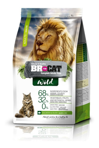 Imagen 1 de 2 de Br For Wild Cat Adulto Alimento Gato X 1 Kg