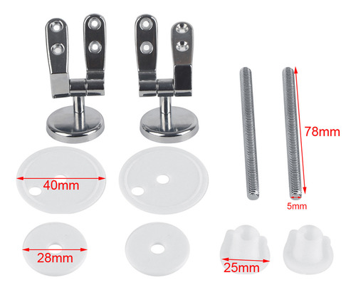 Bisagra De Asiento De Inodoro Antioxidante Para Baño Para
