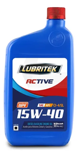 Aceite De Motor Active Mineral 15w40 1/4 Gl