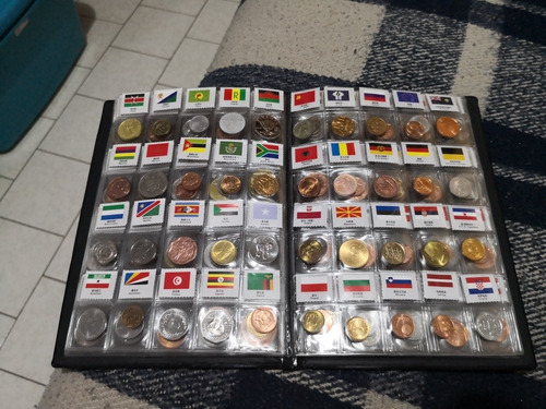 Álbum 180 Monedas De 180 Paises Colección Monedas Lote