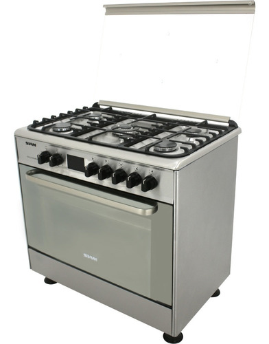 Cocina Combinada Siam 5 Hornallas Inox - Nario Hogar