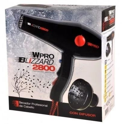 Secador Profesional Blizzard 2800 Con Difusor Wpro