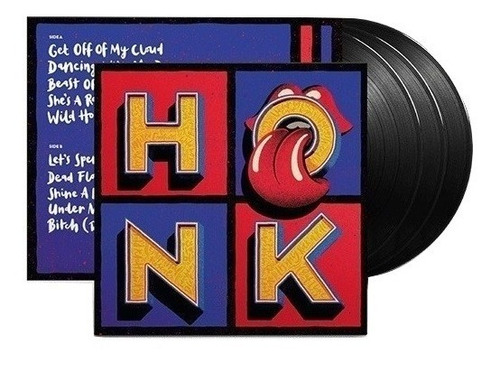 The Rolling Stones Honk Vinilo Triple 3 Lp Nuevo Importado