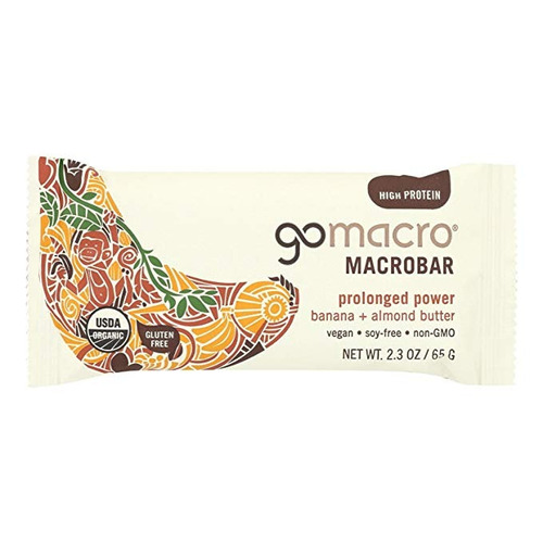 Gomacro Orgánica Macrobar - Plátano Y Mantequilla De Almendr