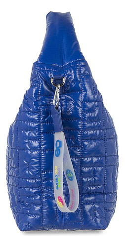Bolsa Cloe Hobo Para Mujer Material Reciclado Con Maneral Color Azul