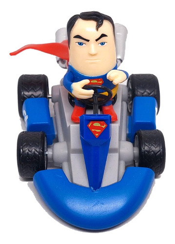 Automovil Superman Kart Marvel Carro Superhéroe