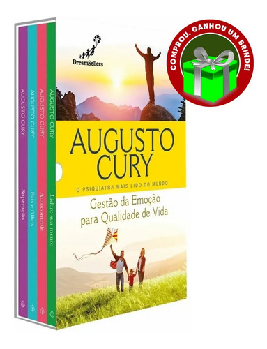 Box Gestão Da Emoção Para Qualidade De Vida | Augusto Cury