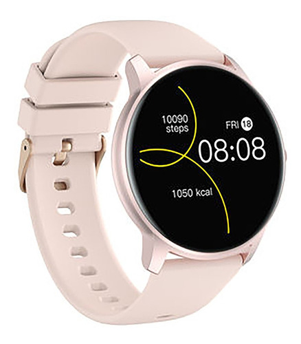 Imagen 2 de 2 de Smartwatch Nictom Smartwatch Nt16 1,28 Caja De Plástico Rosa, Malla De Tpu Rosa, Sumergible