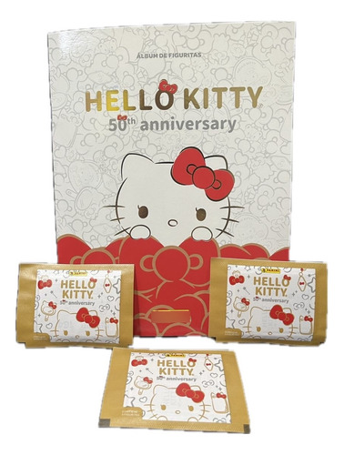 Hello Kitty 50ºaniversario 2024 X80sobres + Album Panini.rey