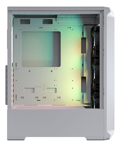 Gabinete Cougar Archon 2 Mesh Rgb White Cristal Templado Color Blanco