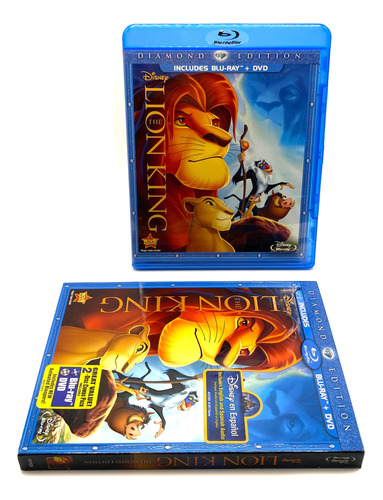 Blu-ray + Dvd The Lion King ( El Rey León) Película 1994