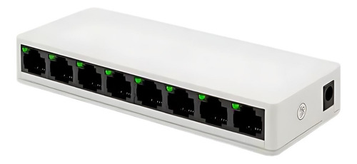 Switch 8 Portas Hub Cabo 10/100 Mbps Rede Ethernet Rj45