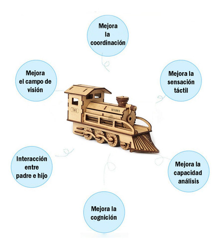 Set 3 Rompecabezas 3d De Madera Juguete Armable Construcción