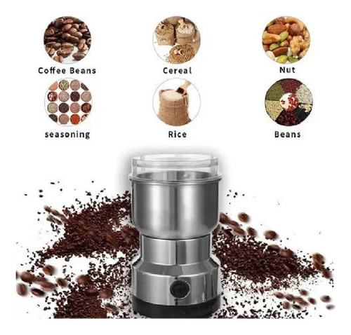 A Molino De Especias, Café, Almendras, Granos, Chile, Doble