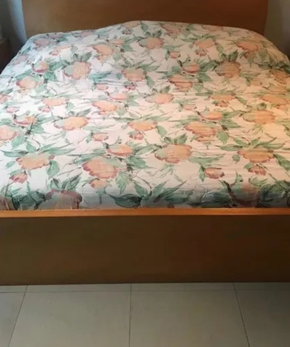 Cama King De Madera Con Colchon Incluido 2x2mts