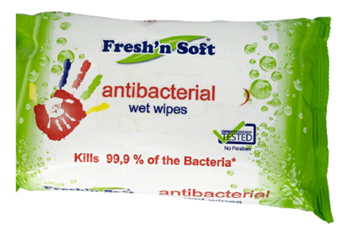 Fresh N Soft Toallas Humedas Antibacterial X 60 Und