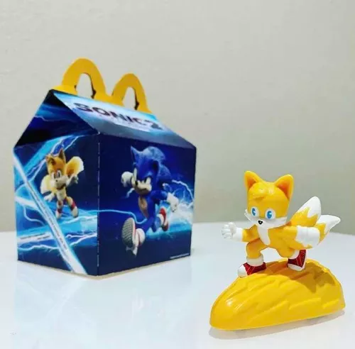 Bonecos Sonic 2 O Filme McDonalds