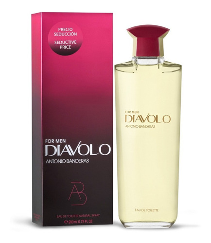 Antonio Banderas Diavolo For Men 200ml  Edt