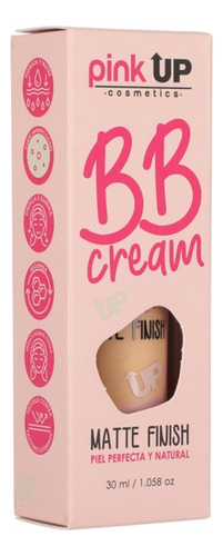 Base Bb Cream Acabado Matte  Original. Pink Up 
