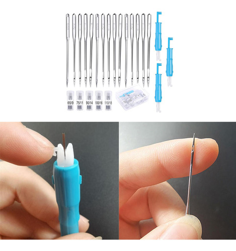 53x Máquina De Coser Doméstica Agujas De Aguja Enroscador
