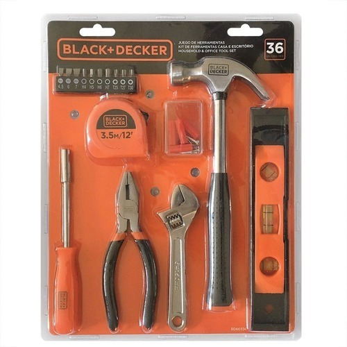 Kit De Ferramentas 36 Peças Bd80336-840 Black&decker