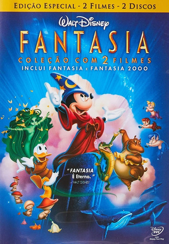 Fantasia / Fantasia 2000 - Dvd Duplo - Disney