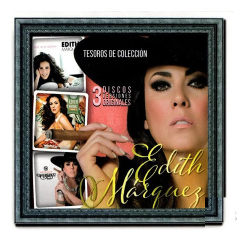 Edith Marquez Tesoros De Coleccion Box 3 Discos Cd