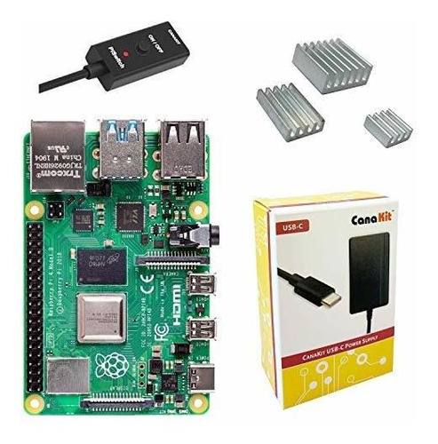 Canakit Raspberry Pi 4 Kit Basico (8 Gb De Ram)