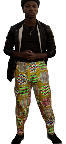 Calça Africana Autêntica Modelo 11- Roupas Africanas