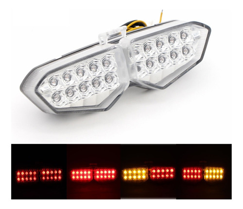 Para Yamaha Yzf R6 R6s Xtz 1200 Motorcycle Rear Tail Light