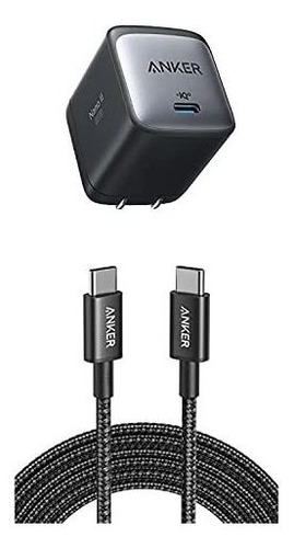 Cargador Anker Nano Ii 65w Pps Puerto Usb-c Y Cable Usb C A