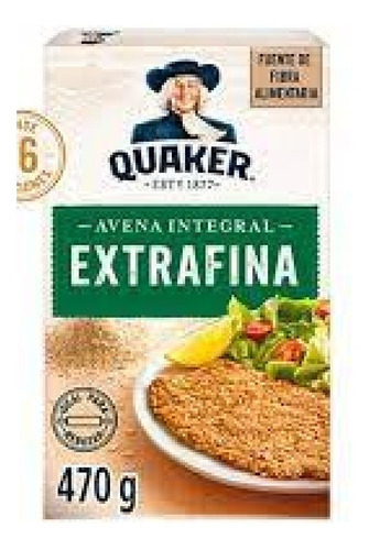 Avena Quaker Extrafina 500 Grs X 8 Unidades